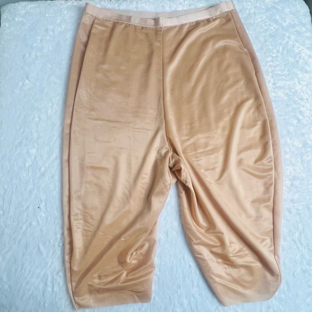 Skims Womens Beige Tan Barely There Shapewear Cropped Leggings Size 4XL NWOT